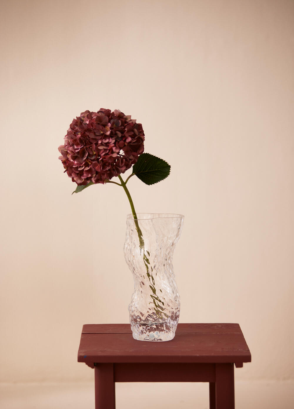 Ostrea Rock Glass vase - klar